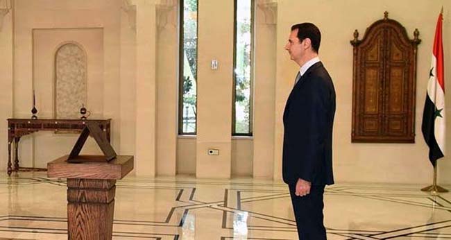 New Syrian Government Sworn in Before Assad